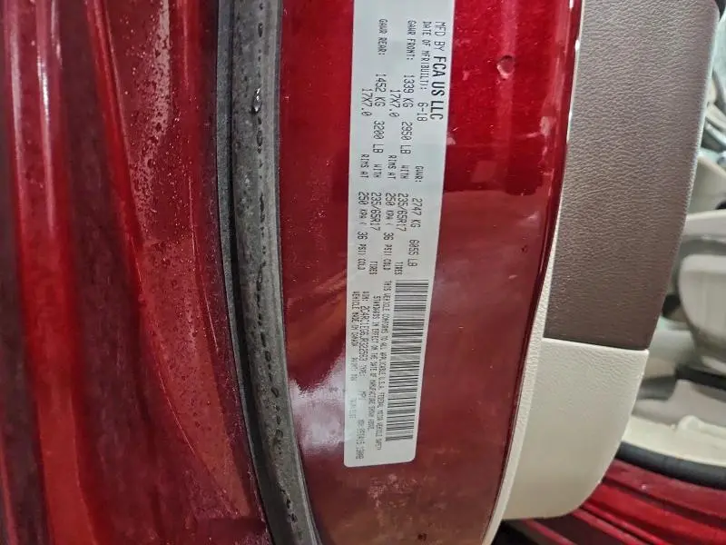 2018 CHRYSLER PACIFICA TOURING L PLUS  