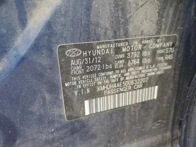 2013 HYUNDAI ELANTRA GLS  
