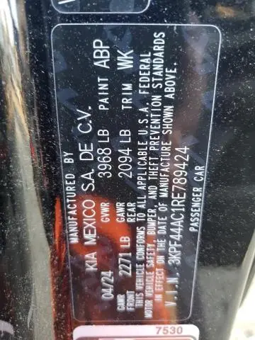 2024 KIA FORTE GT  