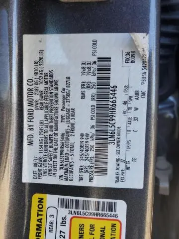 2017 LINCOLN MKZ SELECT  