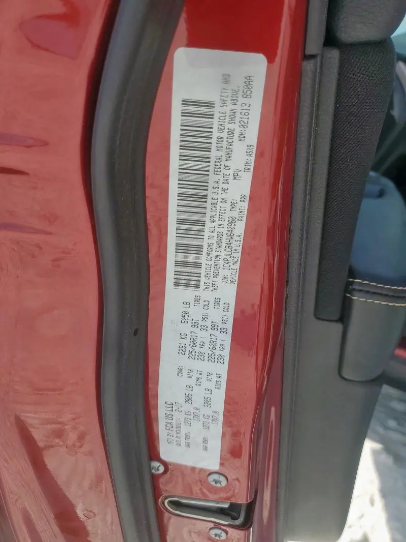 2017 JEEP CHEROKEE LATITUDE  