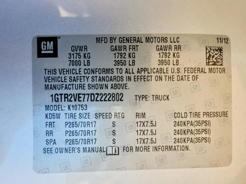 2013 GMC SIERRA K1500 SLE  