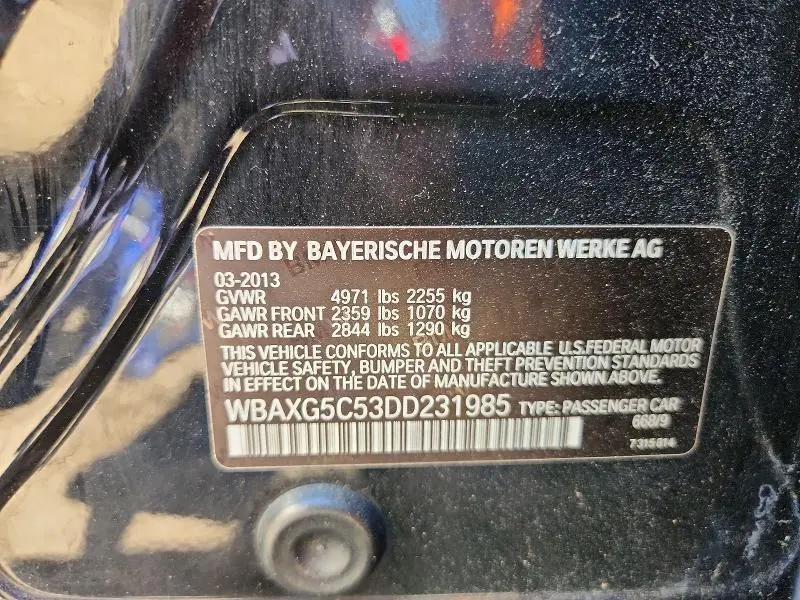 2013 BMW 528 I  