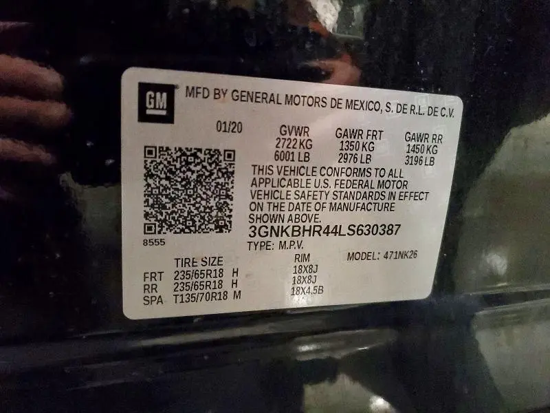 2020 CHEVROLET BLAZER 2LT  