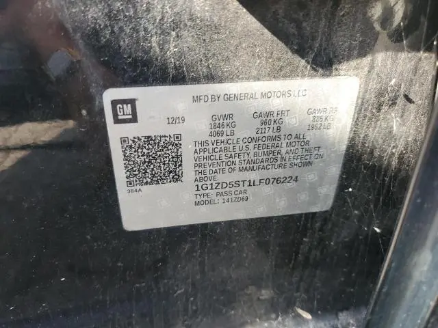 2020 CHEVROLET MALIBU LT  