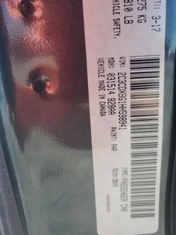 2017 DODGE CHARGER SE  