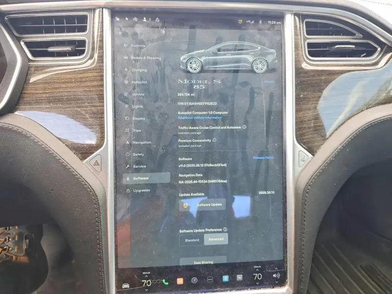 2014 TESLA MODEL S   