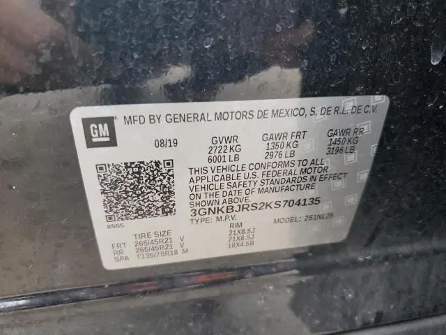 2019 CHEVROLET BLAZER RS  