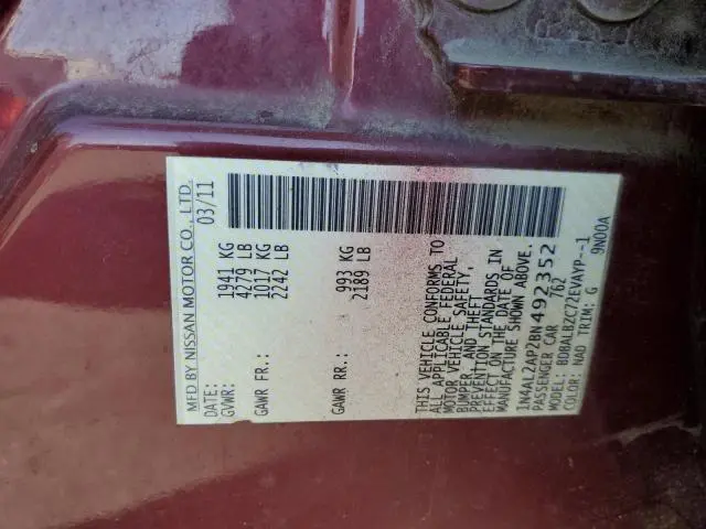 2011 NISSAN ALTIMA BASE  
