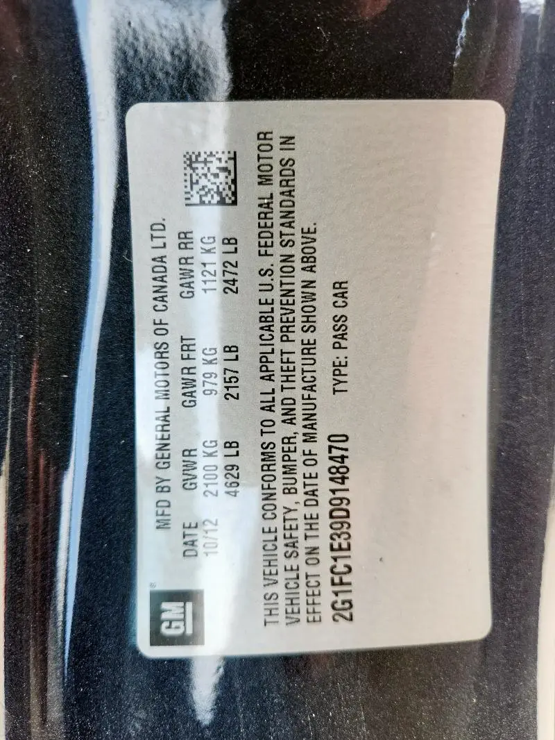 2013 CHEVROLET CAMARO LT  