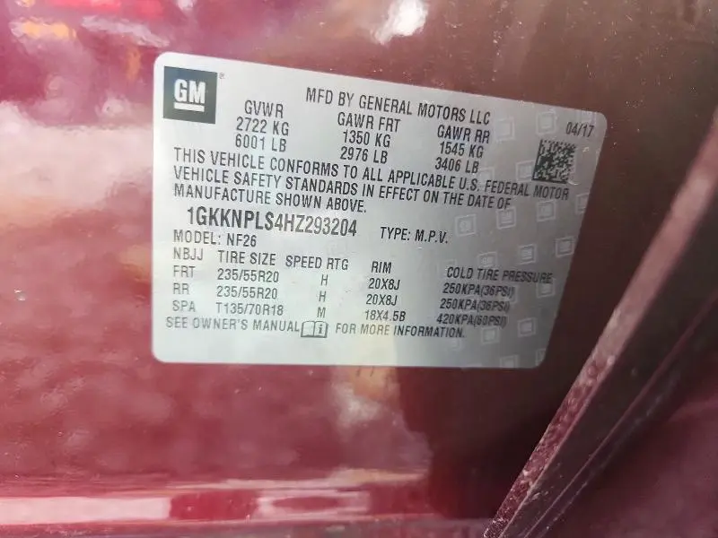 2017 GMC ACADIA DENALI  