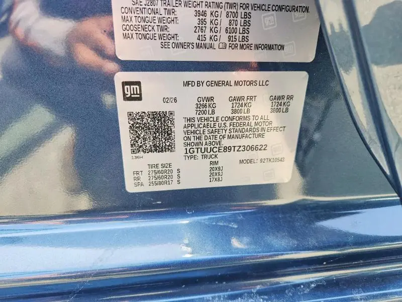 2026 GMC SIERRA K1500 ELEVATION  