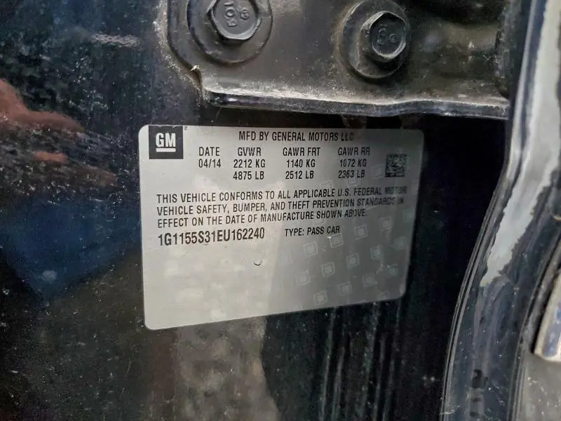 2014 CHEVROLET IMPALA LTZ  