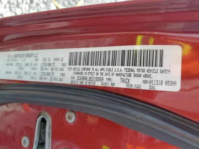 2014 RAM 3500 LONGHORN  