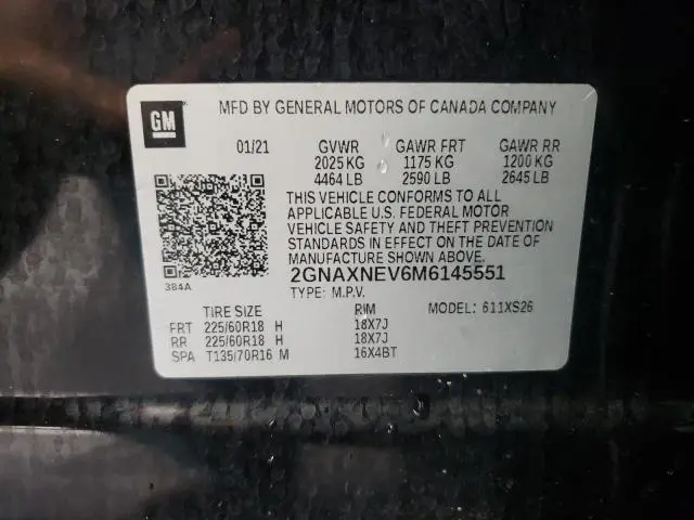 2021 CHEVROLET EQUINOX PREMIER  