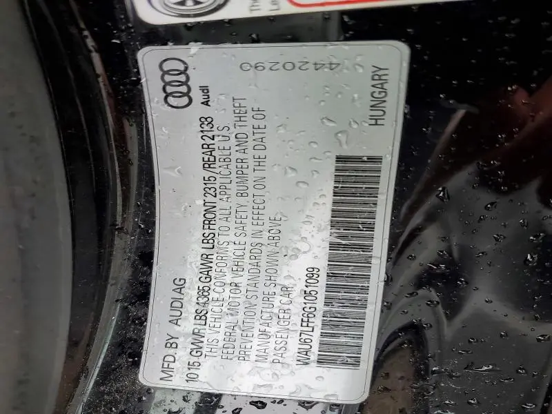 2016 AUDI A3 PREMIUM  