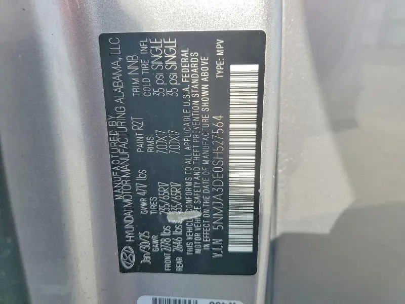 2025 HYUNDAI TUCSON SE  