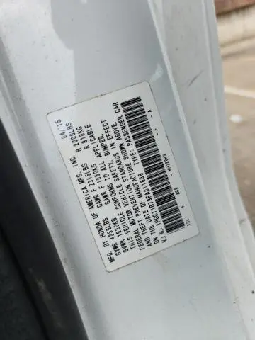 2015 HONDA ACCORD EX  