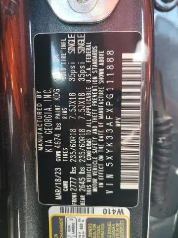 2023 KIA SPORTAGE EX  
