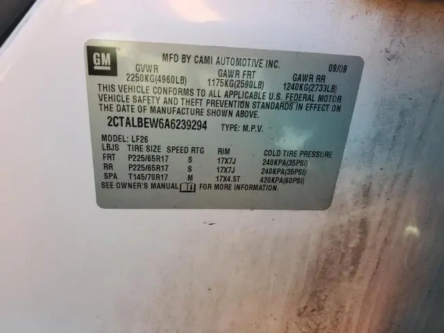 2010 GMC TERRAIN SLE  