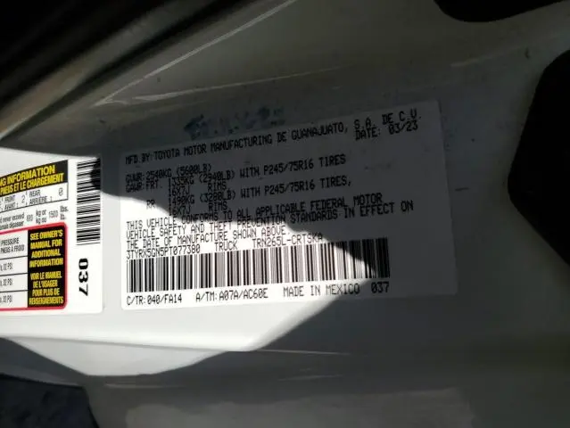 2023 TOYOTA TACOMA ACCESS CAB  