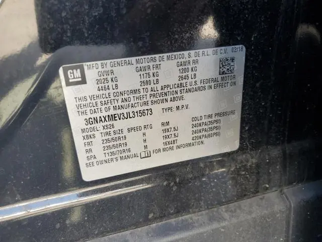 2018 CHEVROLET EQUINOX PREMIER  