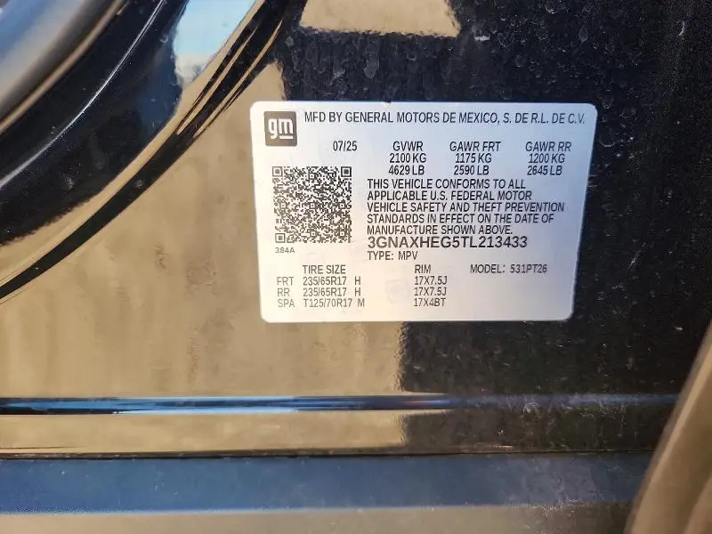 2026 CHEVROLET EQUINOX LT  
