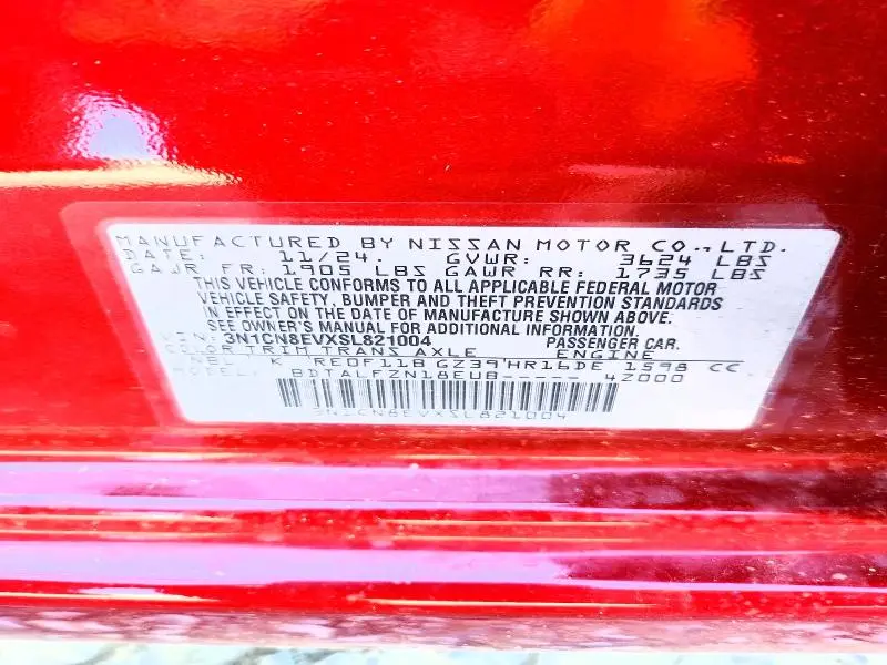 2025 NISSAN VERSA SV  