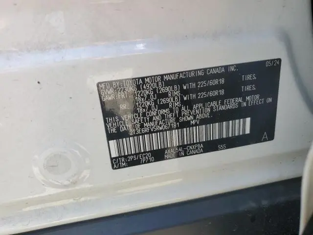 2024 TOYOTA RAV4 XSE  
