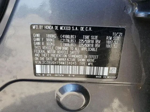 2022 HONDA HR-V SPORT  