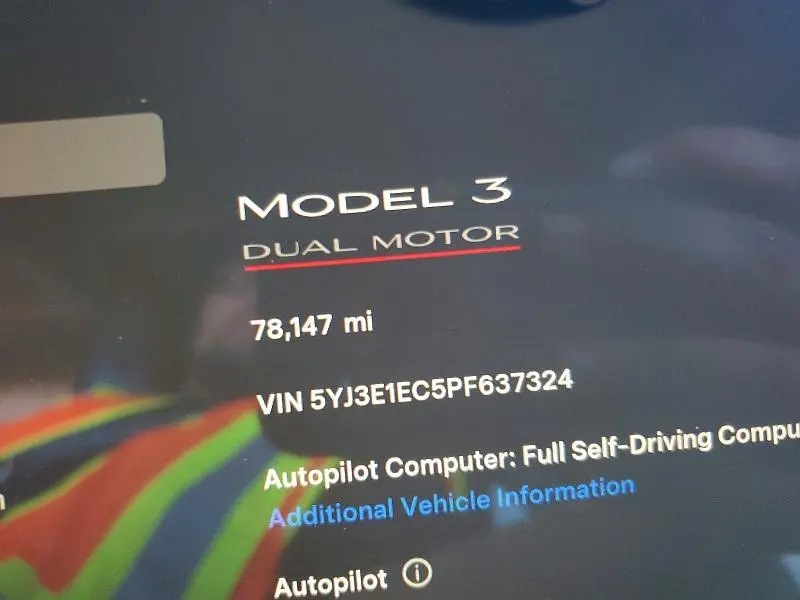 2023 TESLA MODEL 3   