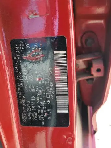 2013 HYUNDAI ACCENT GLS  