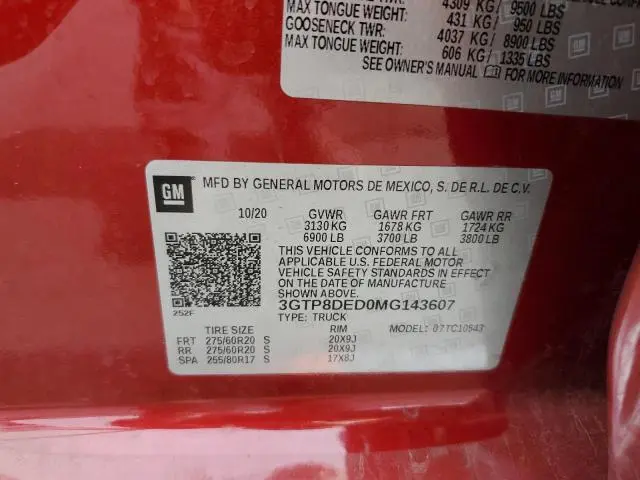 2021 GMC SIERRA C1500 SLT  