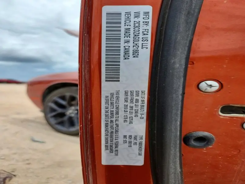 2020 DODGE CHALLENGER SXT  