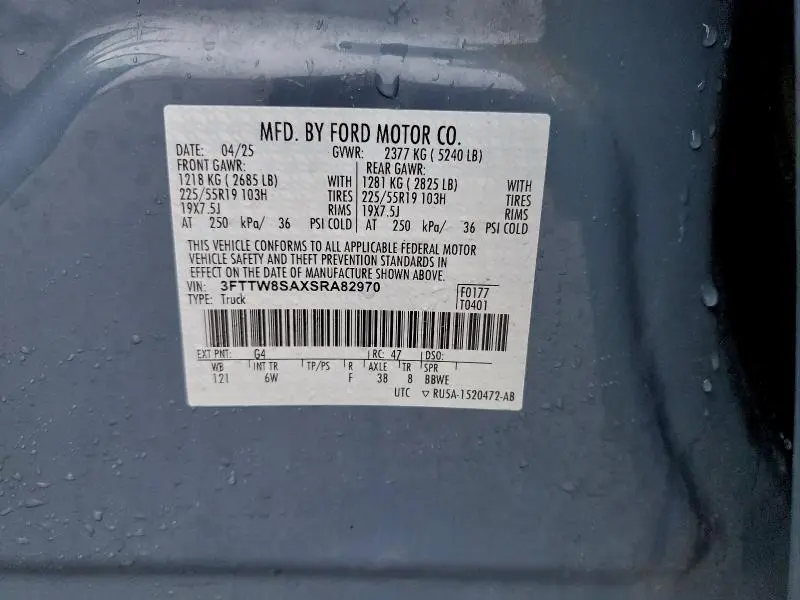 2025 FORD MAVERICK LARIAT  