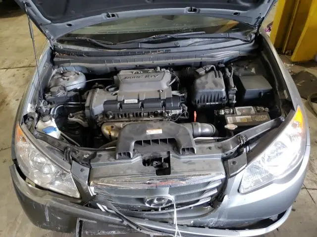 2010 HYUNDAI ELANTRA BLUE