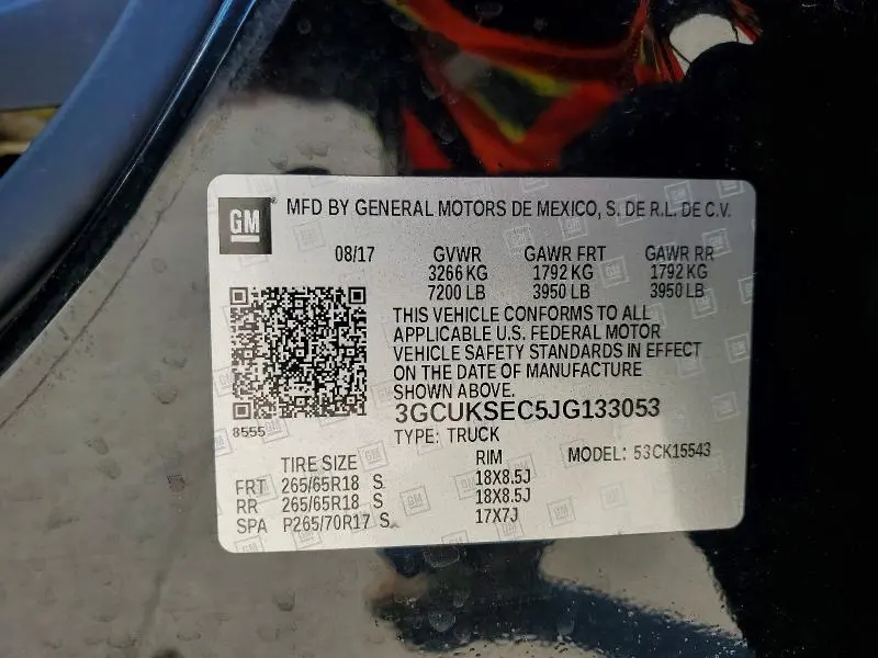 2018 CHEVROLET SILVERADO K1500 LTZ  