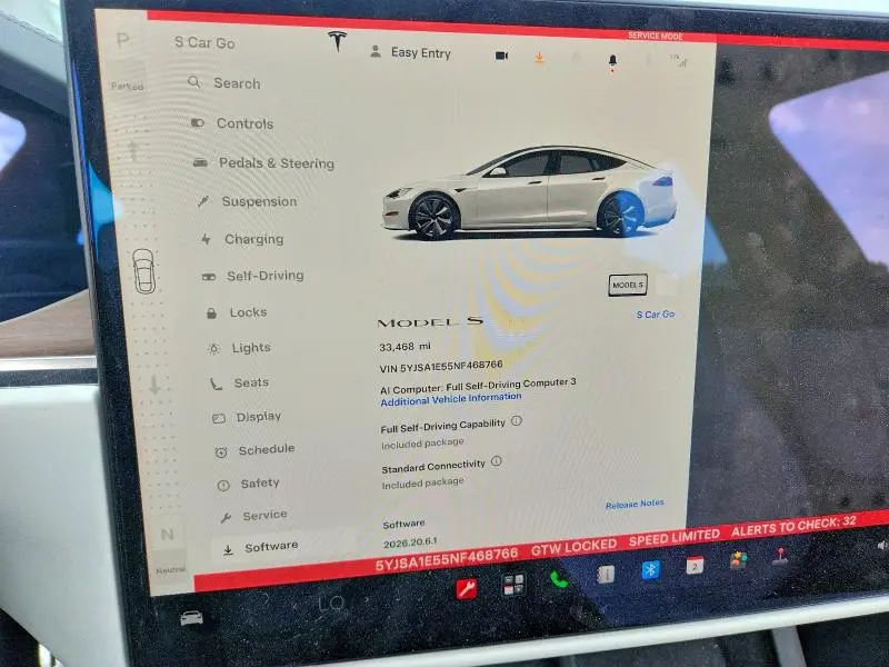 2022 TESLA MODEL S   