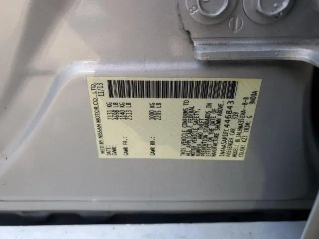 2014 NISSAN MAXIMA S  