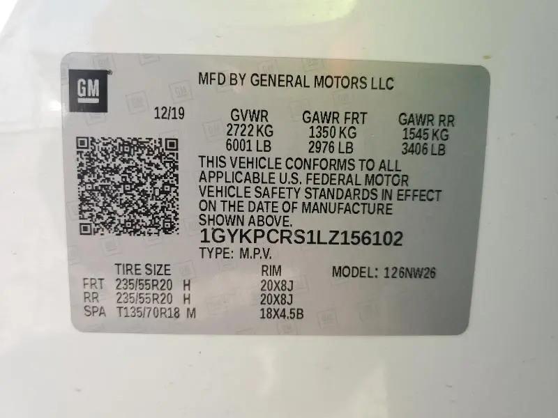 2020 CADILLAC XT6 PREMIUM LUXURY  