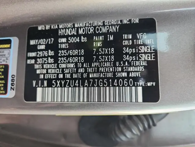 2018 HYUNDAI SANTA FE SPORT   