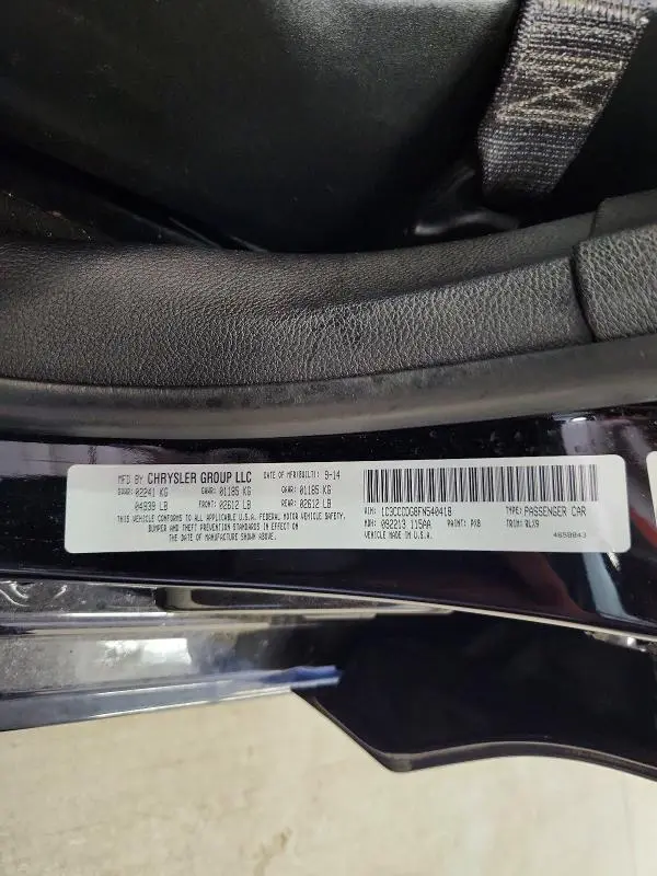 2015 CHRYSLER 200 S  