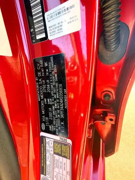 2019 KIA FORTE S  