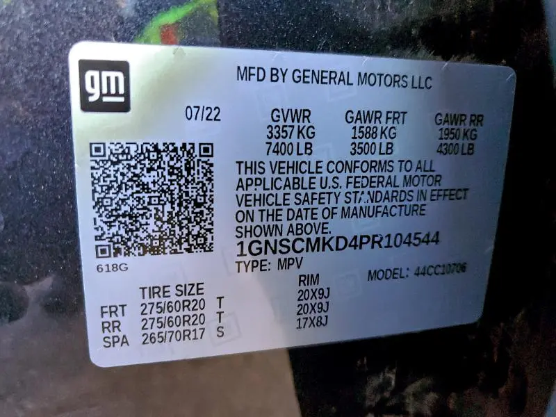 2023 CHEVROLET TAHOE C1500 LS  