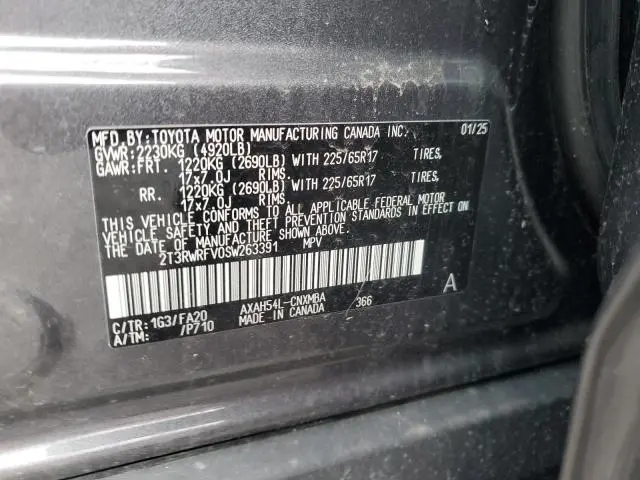 2025 TOYOTA RAV4 XLE  