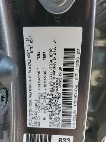2021 TOYOTA TACOMA DOUBLE CAB  