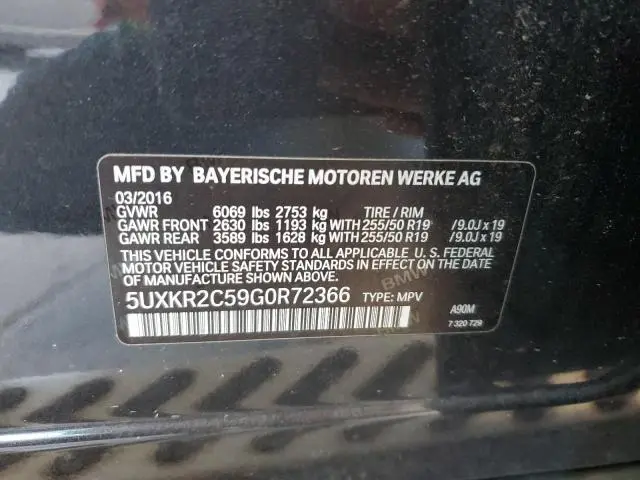 2016 BMW X5 SDRIVE35I  