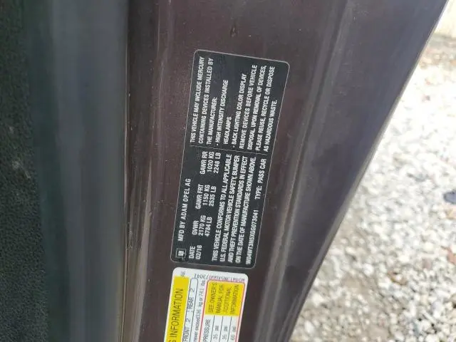 2016 BUICK CASCADA PREMIUM  