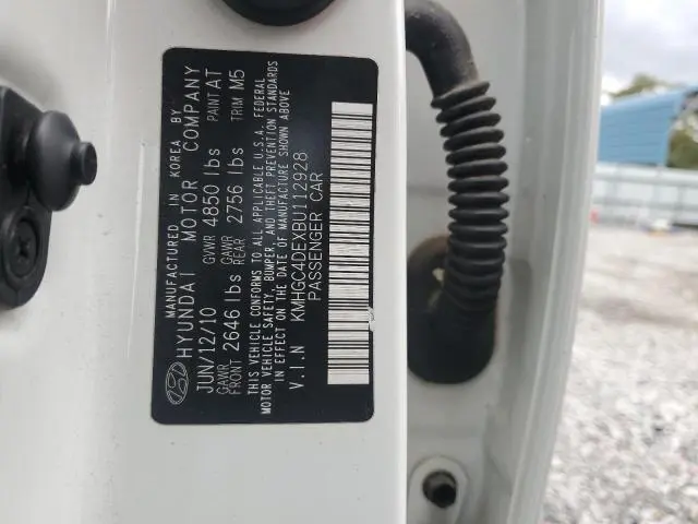 2011 HYUNDAI GENESIS 3.8L  