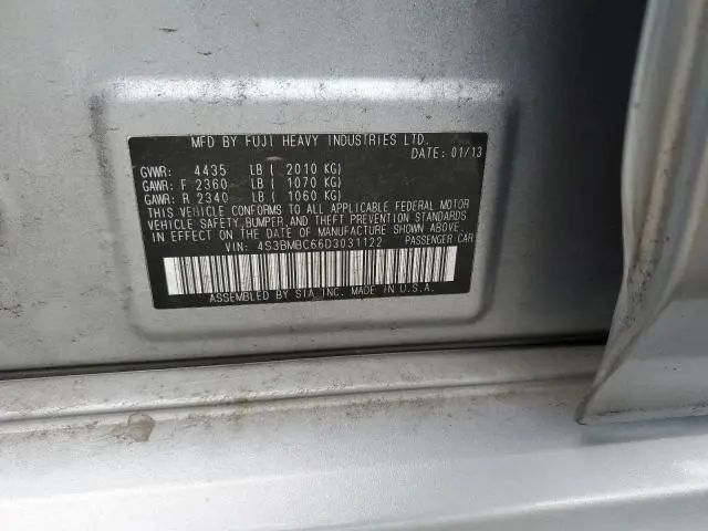 2013 SUBARU LEGACY 2.5I PREMIUM  